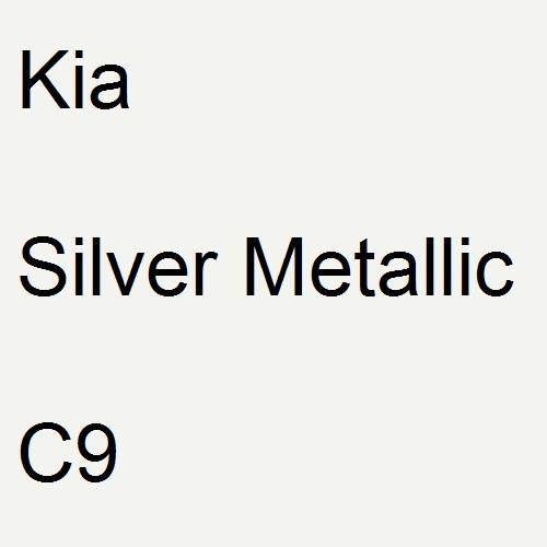 Kia, Silver Metallic, C9.